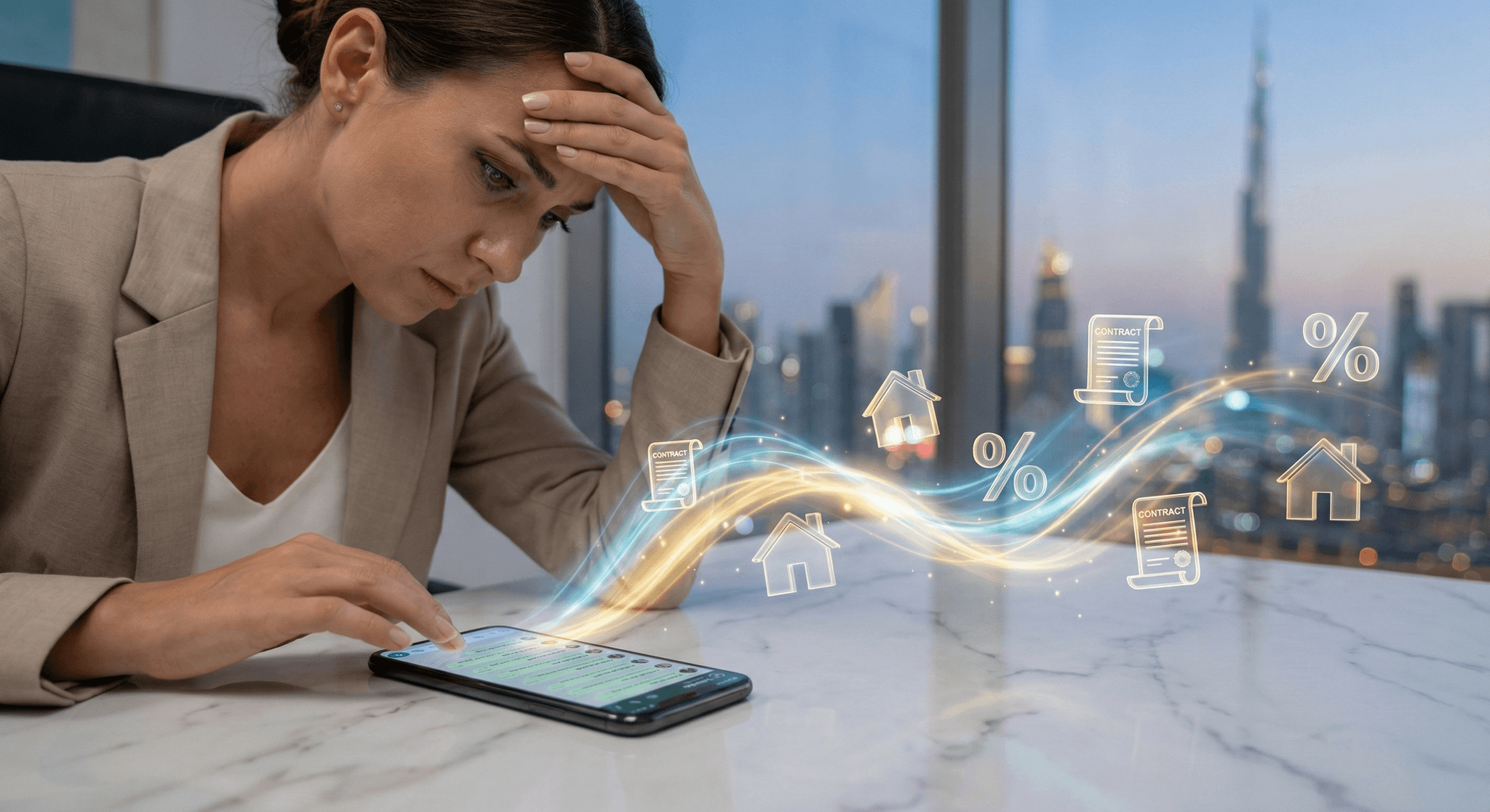 How Dubai Real Estate Agents Lose 70% of Lead Data (And How AI CRM Fixes It)